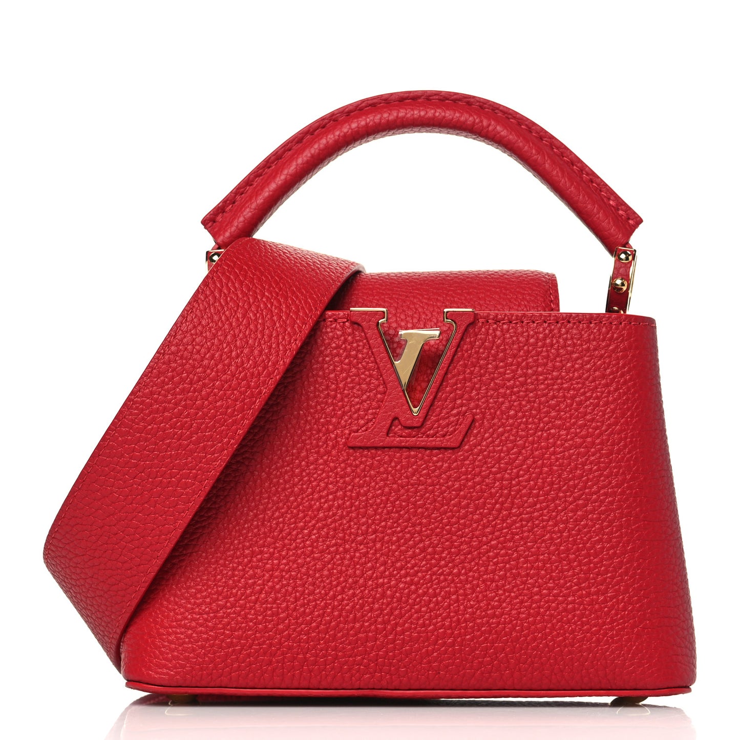 Taurillon Mini Capucines Scarlet