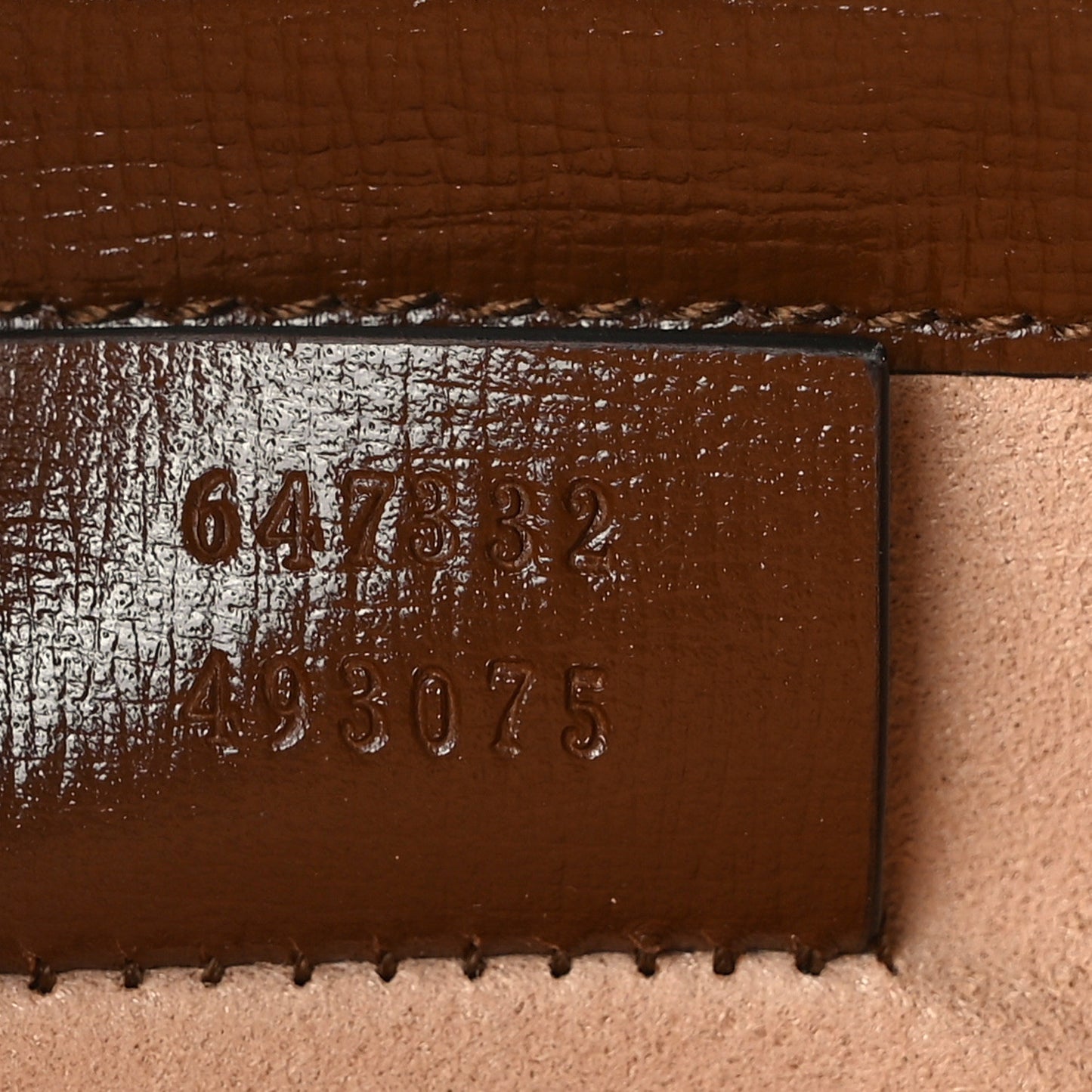 GG Supreme Monogram Large Jackie 1961 Pouch Brown