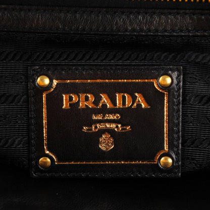 Prada Tessuto Nylon Nappa Gaufre Shoulder Bag Nero Black 6 of 8