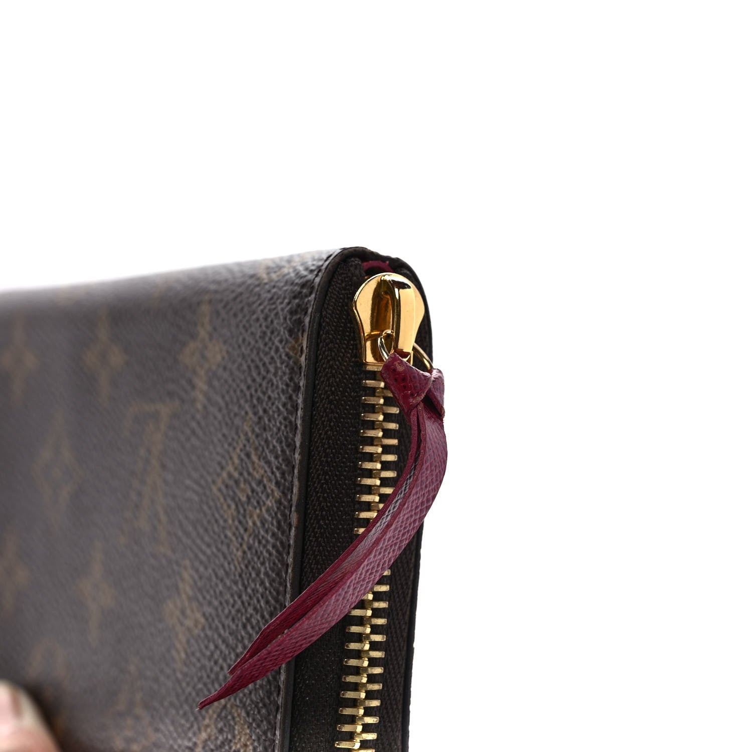 Louis Vuitton Monogram Clemence Wallet Fuchsia 8 of 8