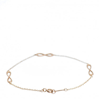 Tiffany 18K Rose Gold Infinity Endless Bracelet 3 of 4