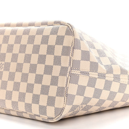 Louis Vuitton Damier Azur Neo Neverfull MM Rose Ballerine 10 of 13