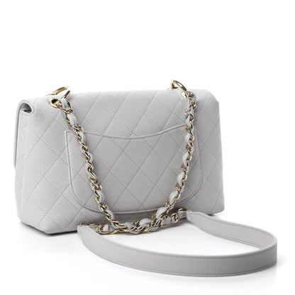 Chanel Caviar Quilted City Walk Flap Light Grey 3 of 15
