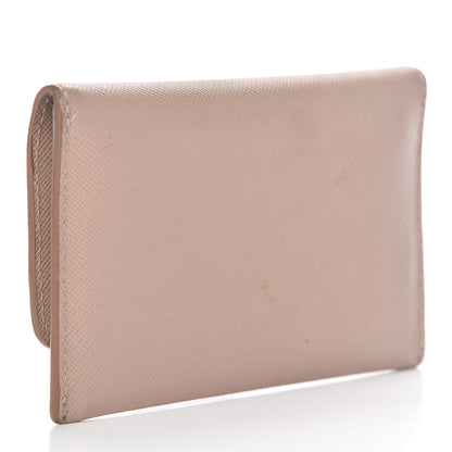 Prada Saffiano Metal Flap Card Holder Cammeo 4 of 14