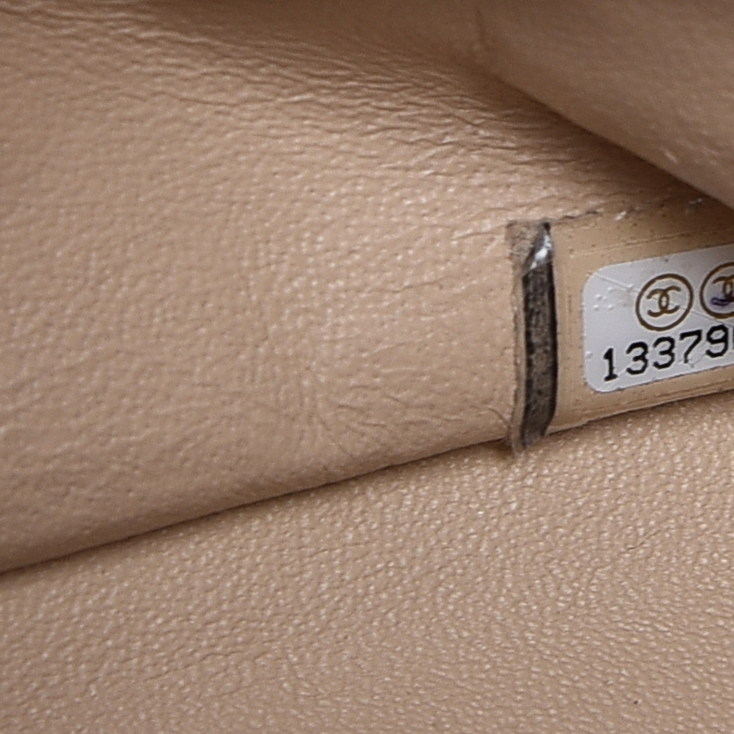 Chanel Lambskin Quilted Jumbo Single Flap Beige 17 of 19