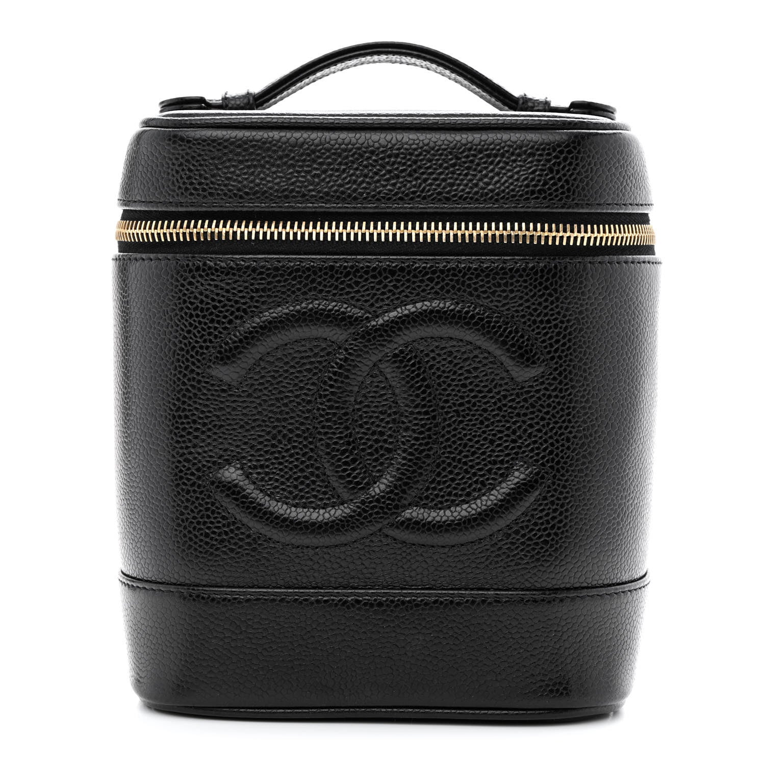 Chanel Caviar Vanity Cosmetic Case Black 1 of 11