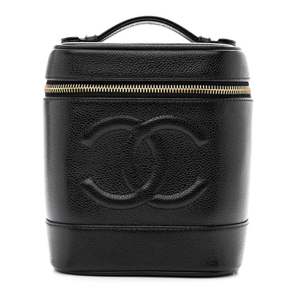 Chanel Caviar Vanity Cosmetic Case Black 1 of 11