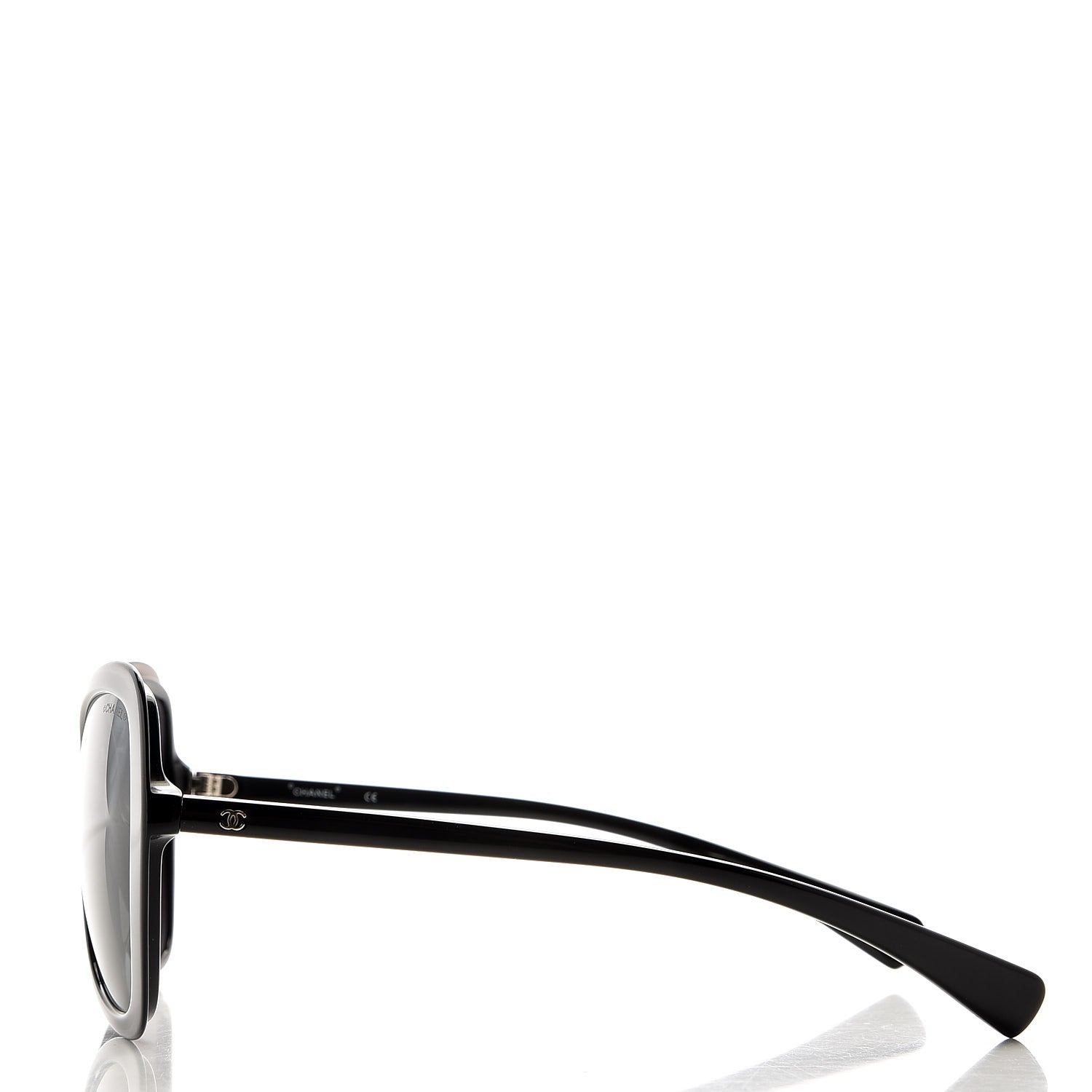 Chanel Shield Butterfly Runway Sunglasses S1617 Black 3 of 7