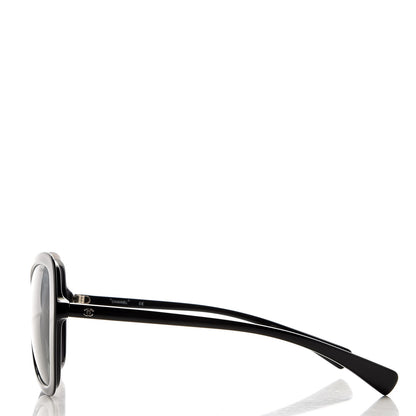 Chanel Shield Butterfly Runway Sunglasses S1617 Black 3 of 7