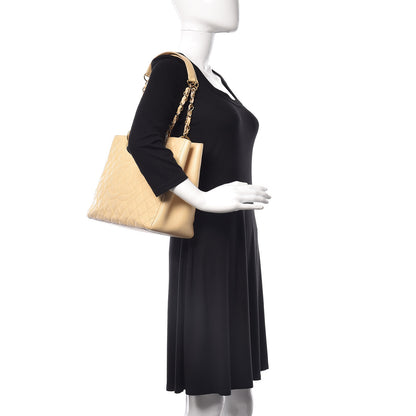 Chanel Caviar Quilted Grand Shopping Tote GST Beige 2 of 24