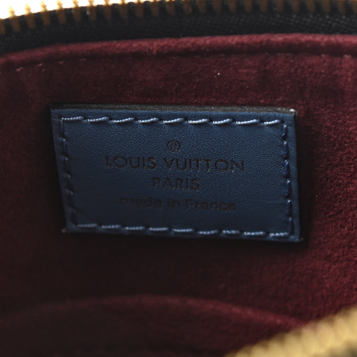 Louis Vuitton Monogram Beaubourg Hobo Mini Bordeaux Red Peach Safran Blue Jean Blue 6 of 10