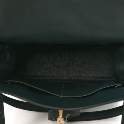 Hermes Togo Matte Alligator Kelly Retourne Touch 28 Vert Cypress 5 of 11