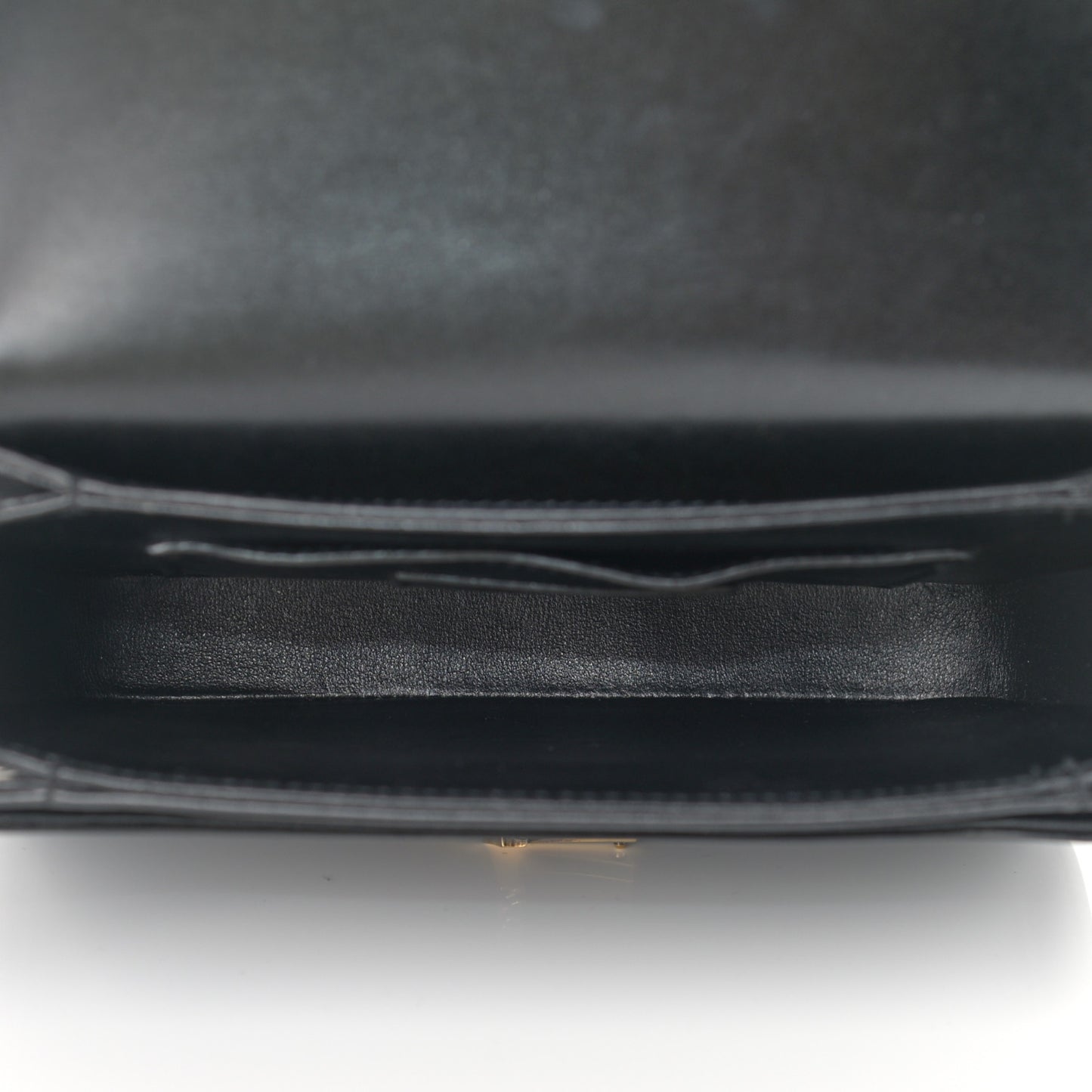 Smooth Calfskin Small Solferino Satchel Black
