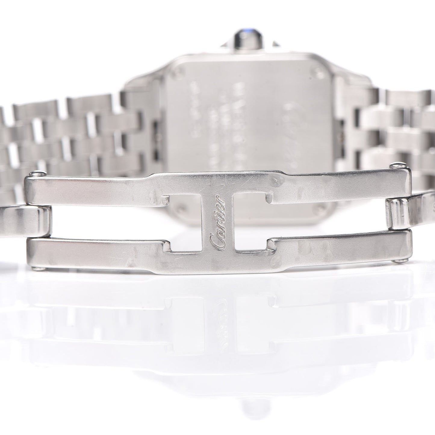 Stainless Steel 20mm Santos Demoiselle Quartz Watch