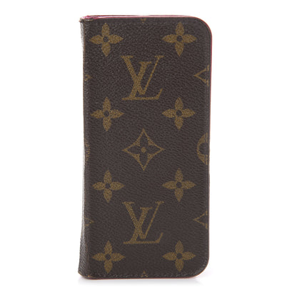 Louis Vuitton Monogram iPhone 7/8 Folio Case Pink 1 of 8