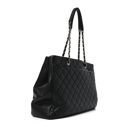 Chanel Caviar Quilted Large Shopping Tote Black 2 of 10