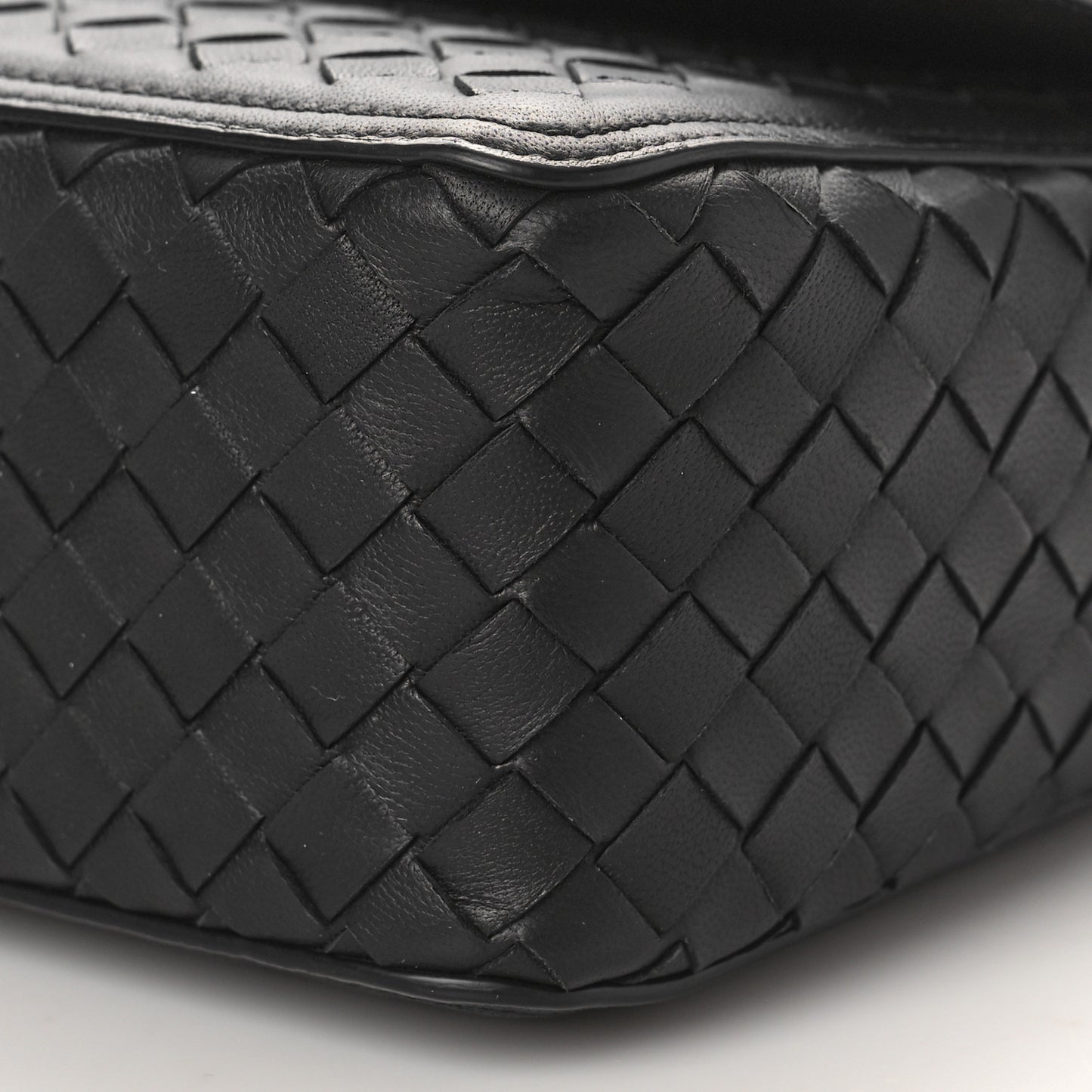 Nappa Intrecciato Alumna Bag Black