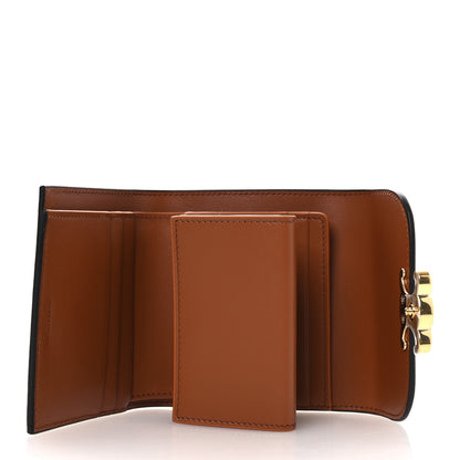 Celine Shiny Smooth Lambskin Small Triomphe Wallet Tan 5 of 9