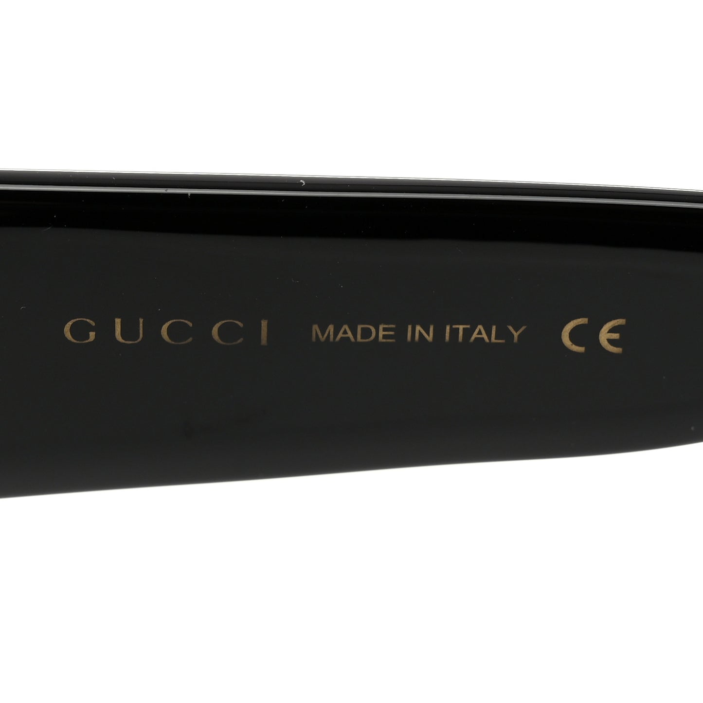 Acetate Square Frame Sunglasses GG0141S Black