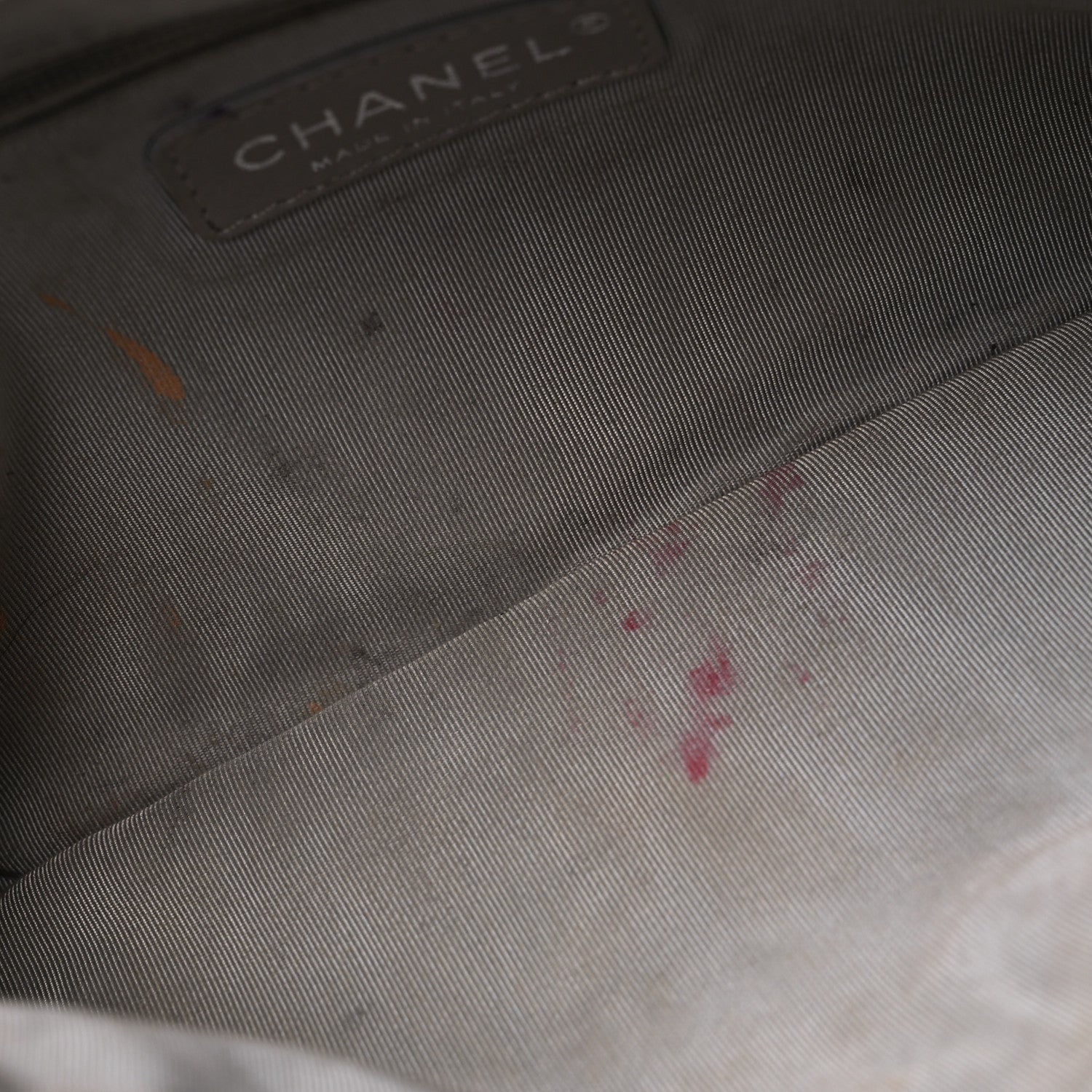 Chanel Calfskin On The Bund Pochette Dark Red 10 of 13