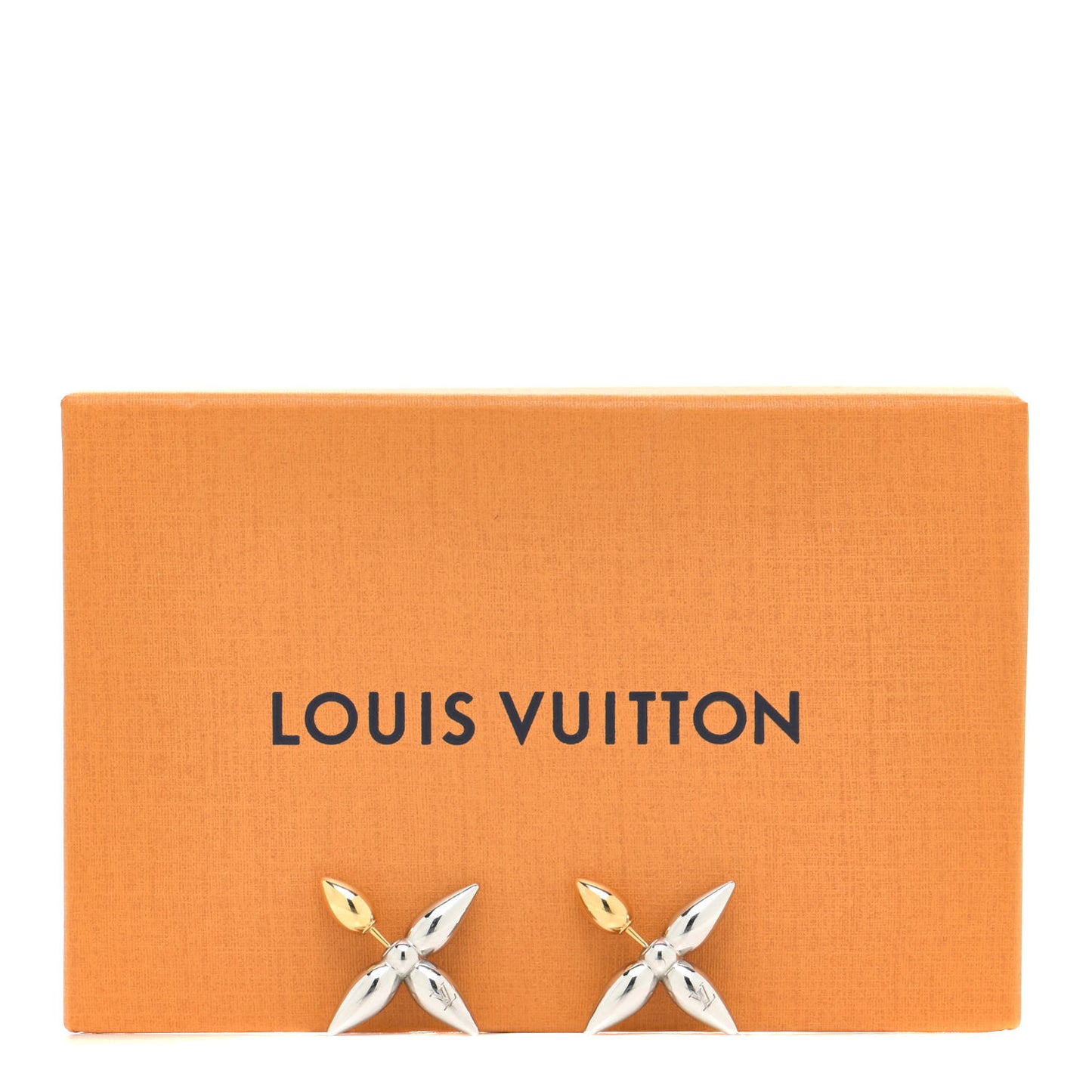 Metal Louisette Earrings Silver Gold