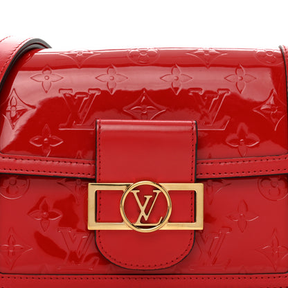 Louis Vuitton Vernis Monogram Dauphine Mini Red 5 of 10