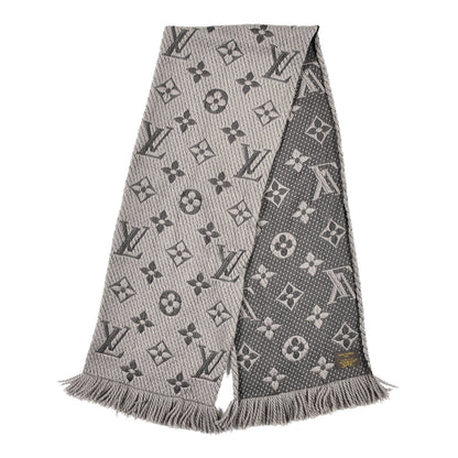 Louis Vuitton Wool Silk Logomania Scarf Verone 2 of 4