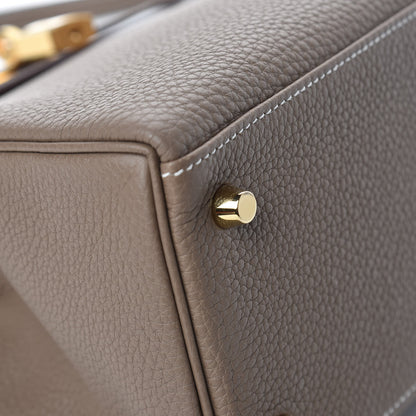 Hermes Togo Kelly Retourne 28 Etoupe 40 of 41