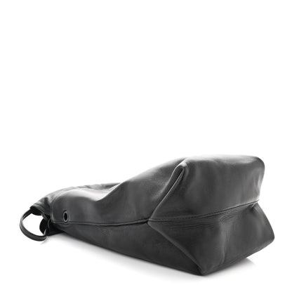 Saint Laurent Lambskin Teddy Drawstring Bag Black 5 of 11