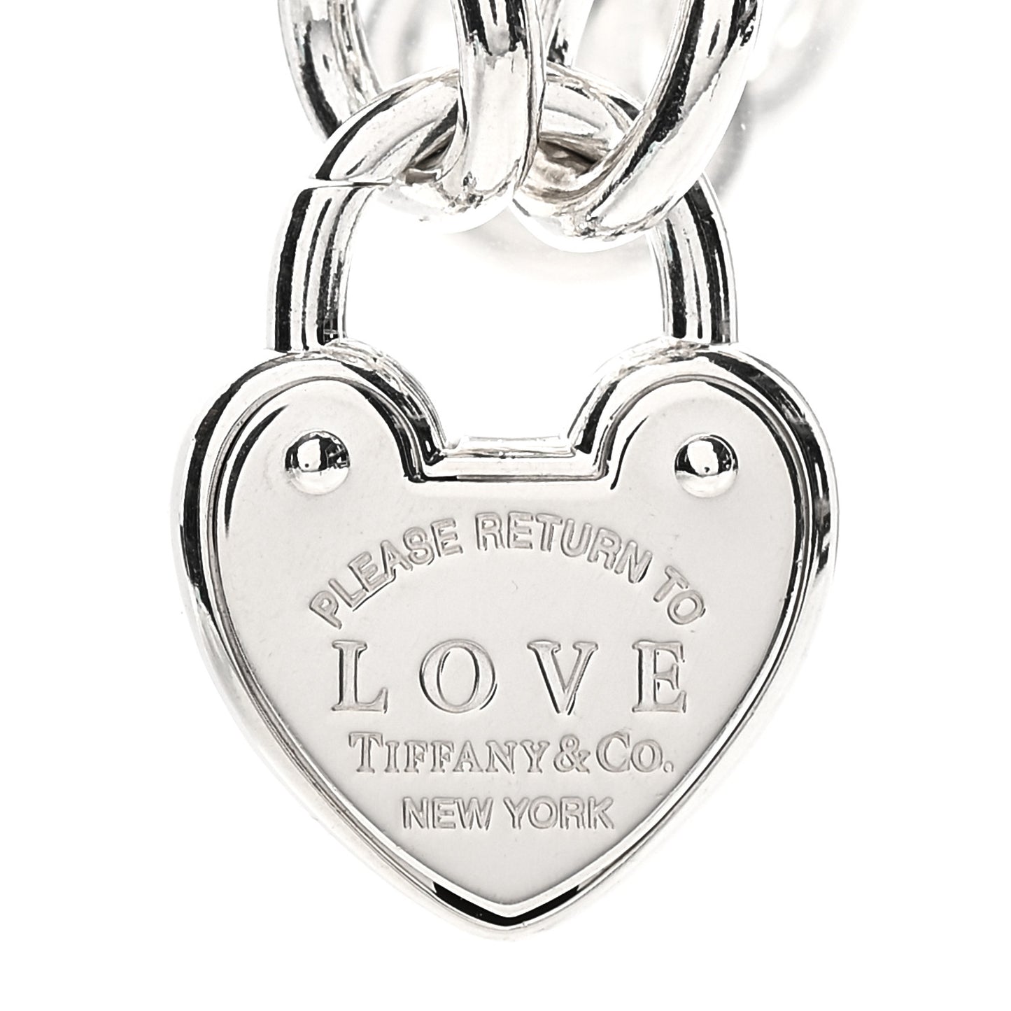 Sterling Silver Return to Tiffany Love Lock Bracelet
