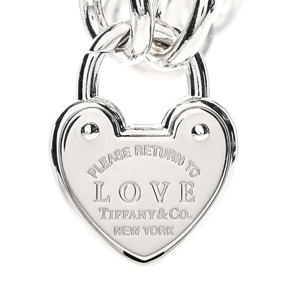 Tiffany Sterling Silver Return to Tiffany Love Lock Bracelet 3 of 7