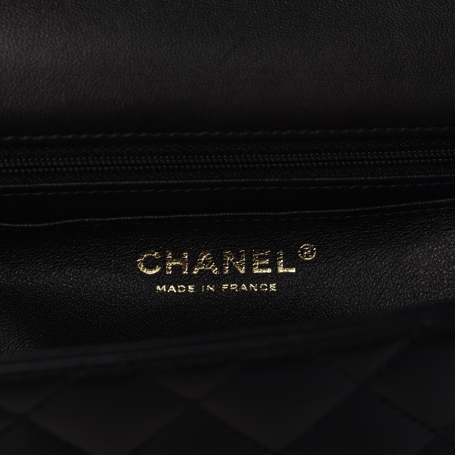 Chanel Lambskin Quilted Mini Top Handle Rectangular Flap Black 6 of 11