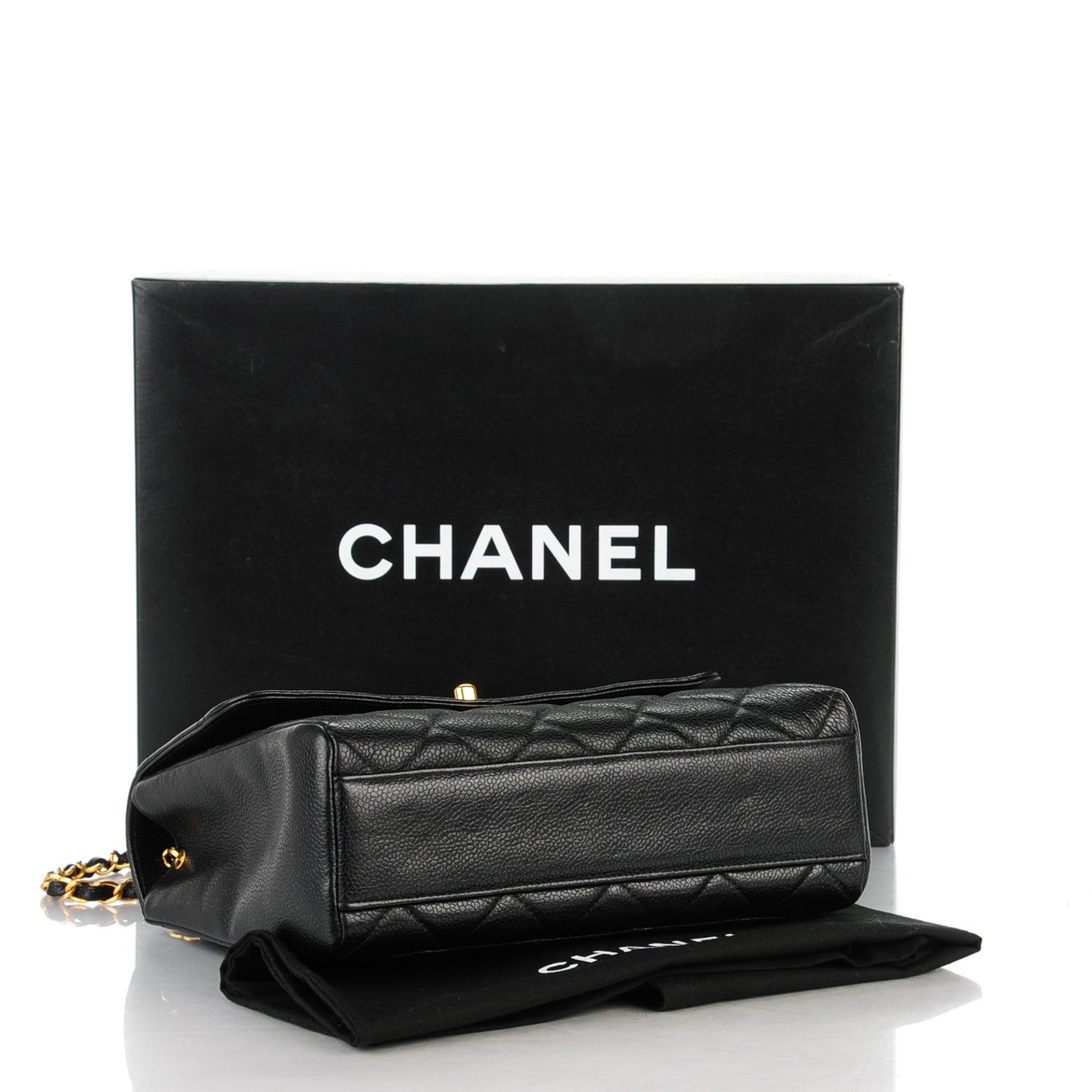 Chanel Caviar Quilted Medium Flap Shoulder Bag Black 4 of 9