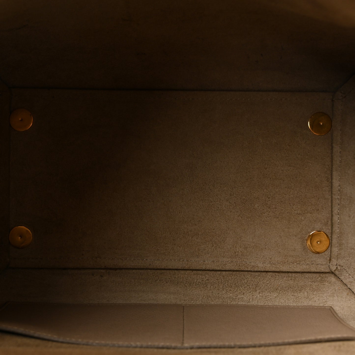 Grained Calfskin Mini Belt Bag Light Taupe