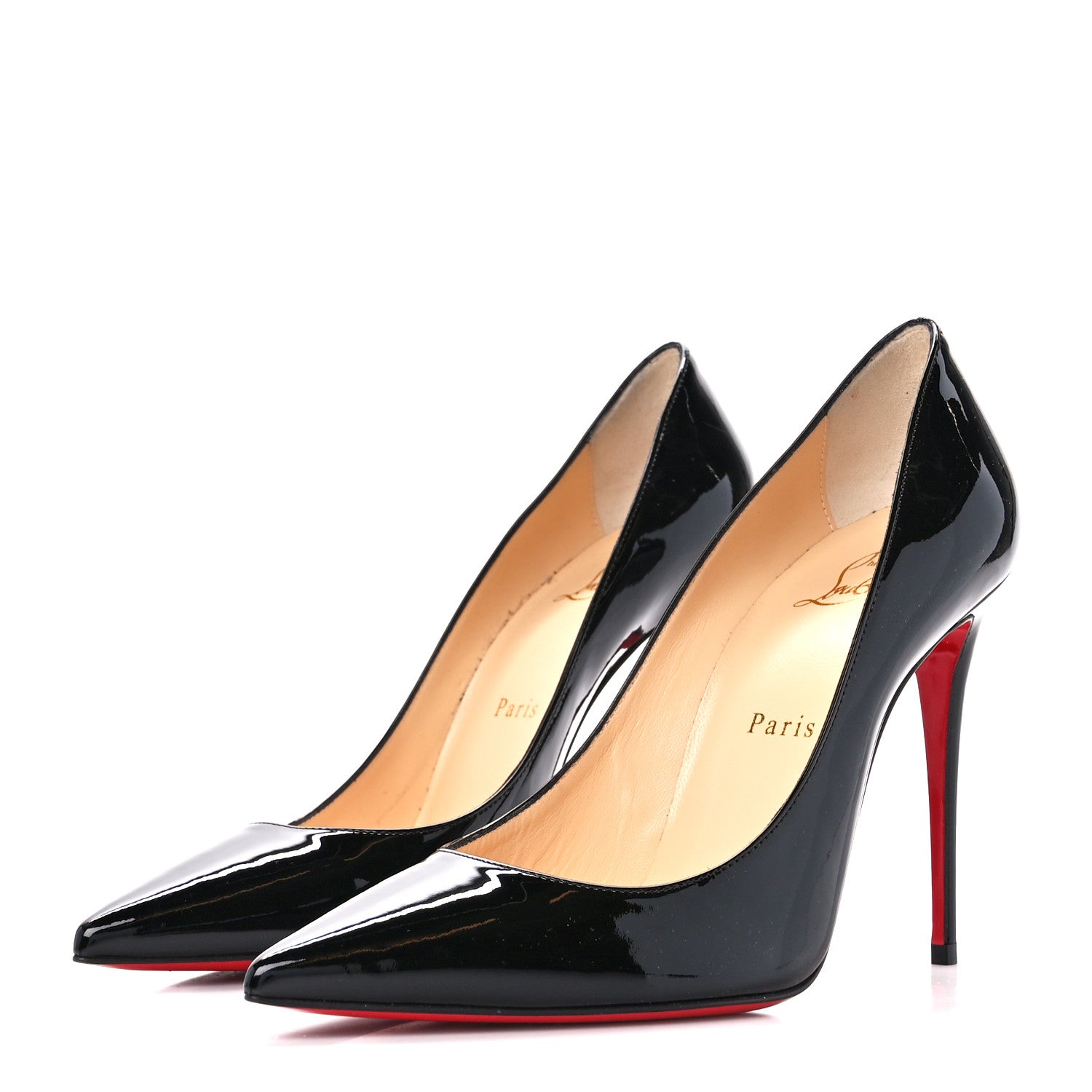 Christian Louboutin Patent So Kate 100 Pumps 38 Black 3 of 8