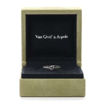 Van Cleef & Arpels Platinum Diamond .32ct Romance Solitaire Ring 49 4.75 8 of 8