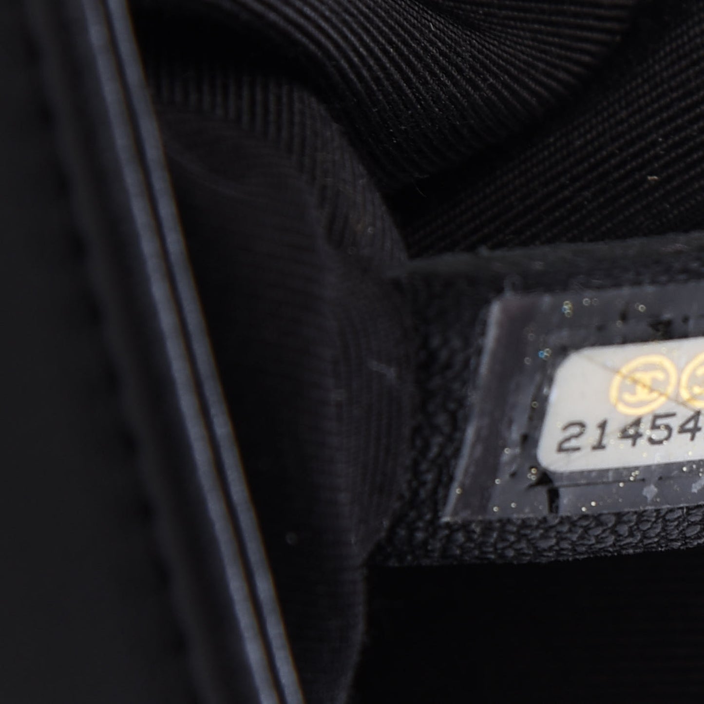 Lambskin Quilted Medium Boy Flap Black