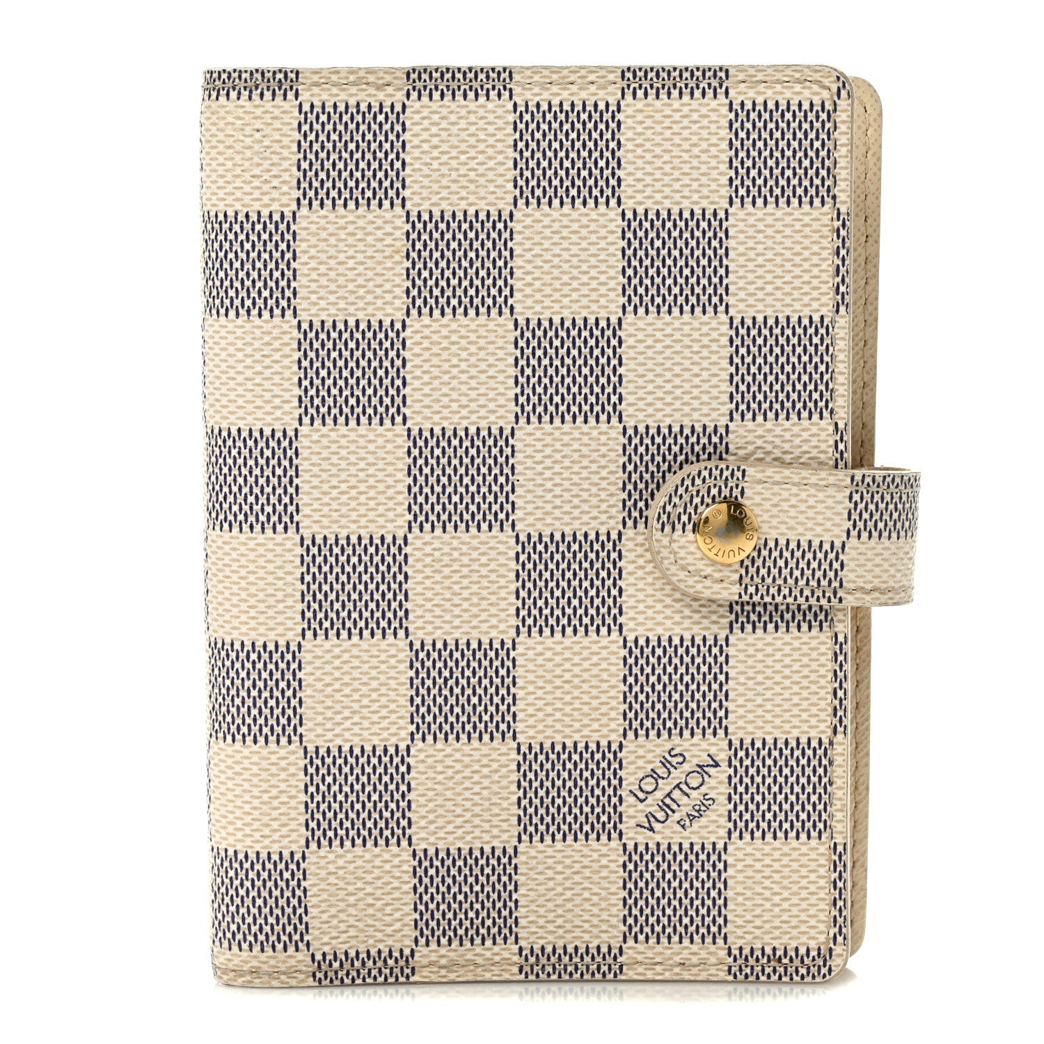 Louis Vuitton Damier Azur Small Ring Agenda Cover 1 of 7