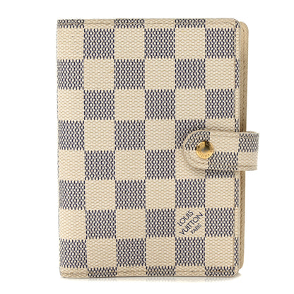 Louis Vuitton Damier Azur Small Ring Agenda Cover 1 of 7