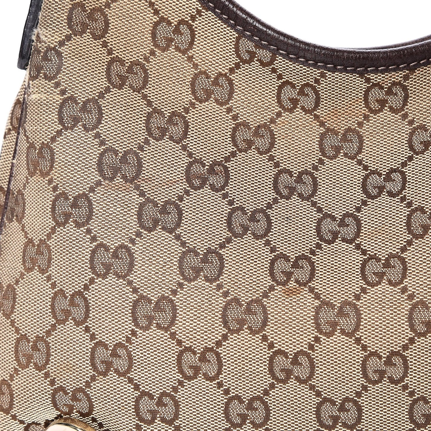 Monogram Medium Abbey D Ring Hobo Brown