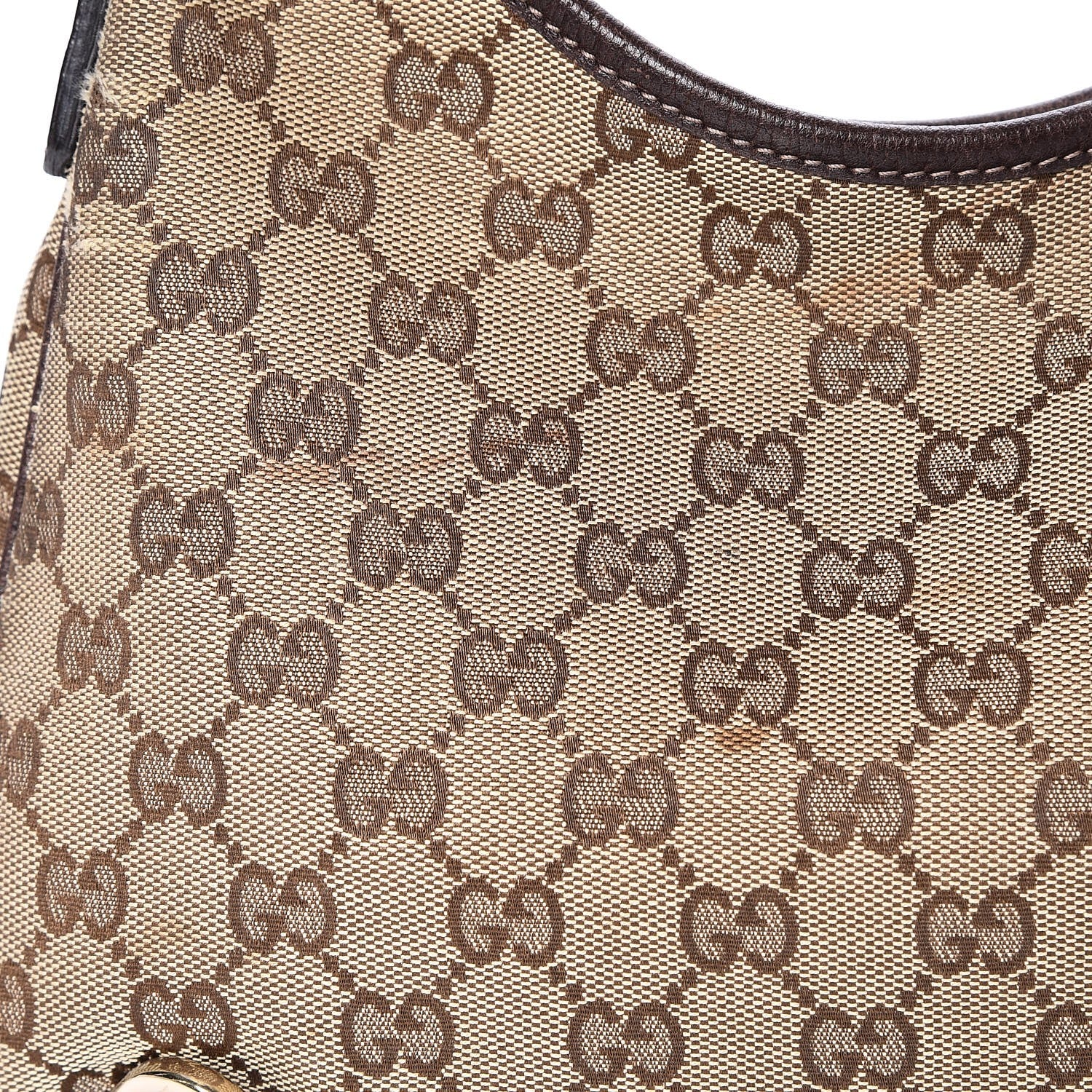 Gucci Monogram Medium Abbey D Ring Hobo Brown 8 of 11