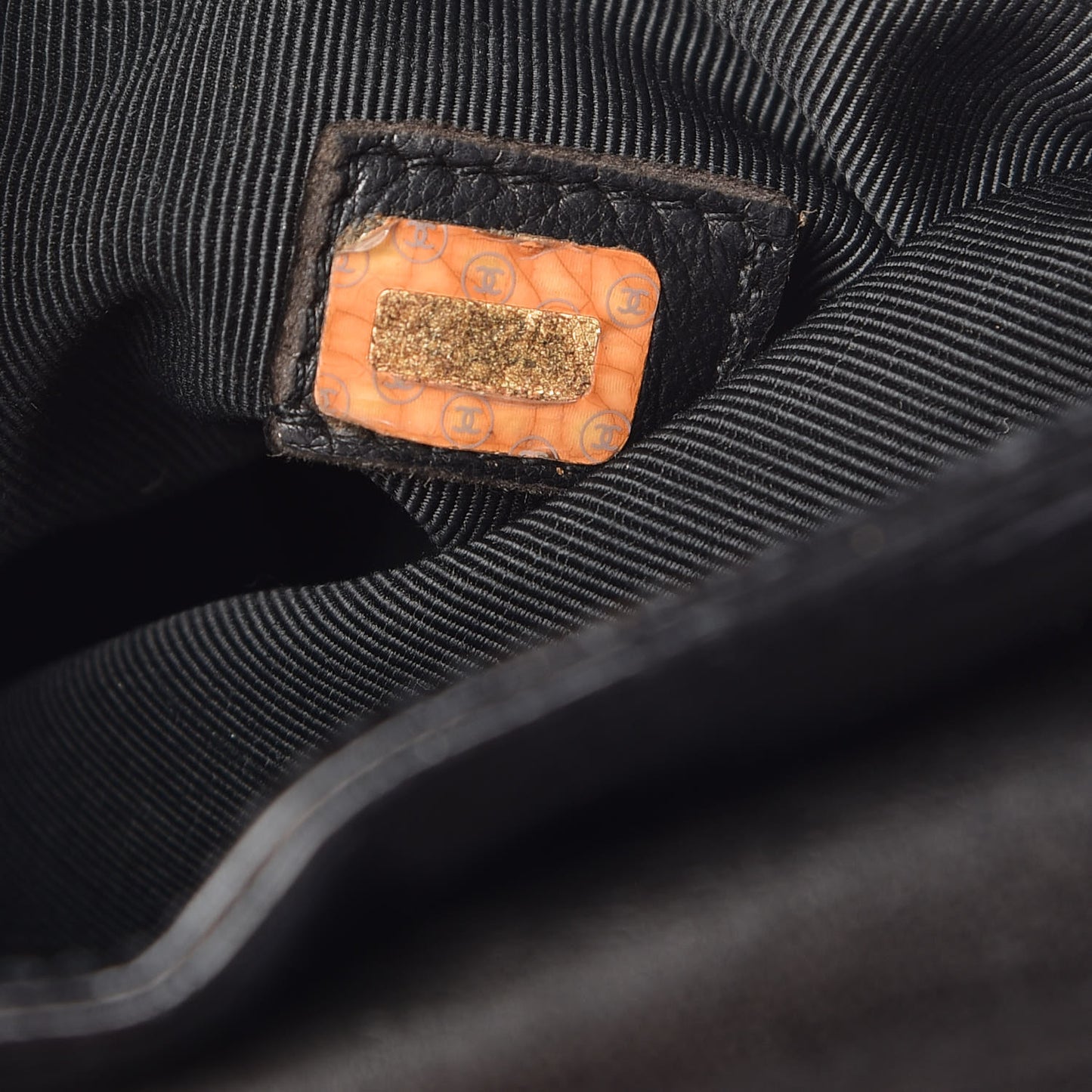 Patent Flap Shoulder Bag Black