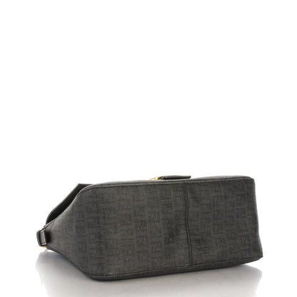 Fendi Zucchino Spalmati Vitello Forever Mama Baguette Black 4 of 8