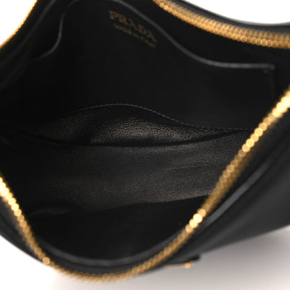 Prada Re-Nylon Spazzolato Arque Shoulder Bag Black 4 of 8