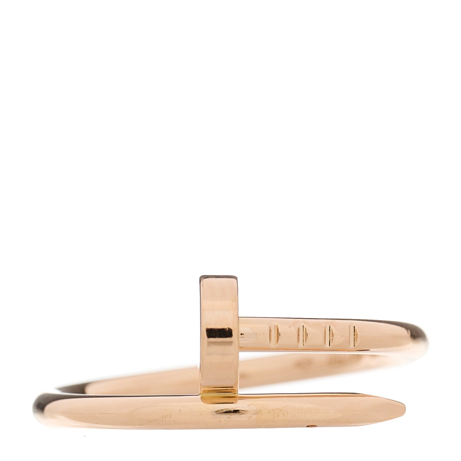 Cartier 18K Pink Gold Small Juste Un Clou Ring 51 5.75 1 of 4