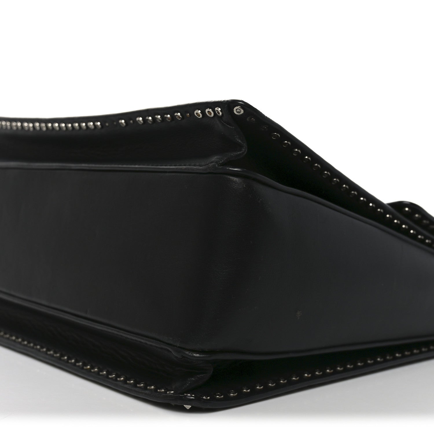 Valentino Garavani Vitello Rockstud Cabana Top Handle Bag Black 9 of 9