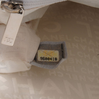 Chanel Patent Square Stitched CC Flap Clutch White 7 of 8