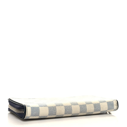 Louis Vuitton Damier Coastline Zippy Vertical Wallet 4 of 14