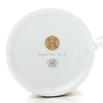 Hermes Porcelain Mosaique au 24 Mug Gold 5 of 7