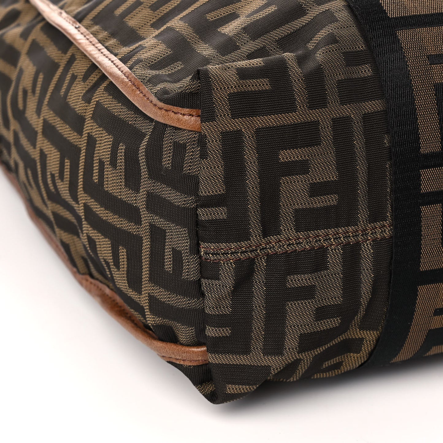 Zucca Vitello Patchwork Convertible Tote Tobacco Sabbia